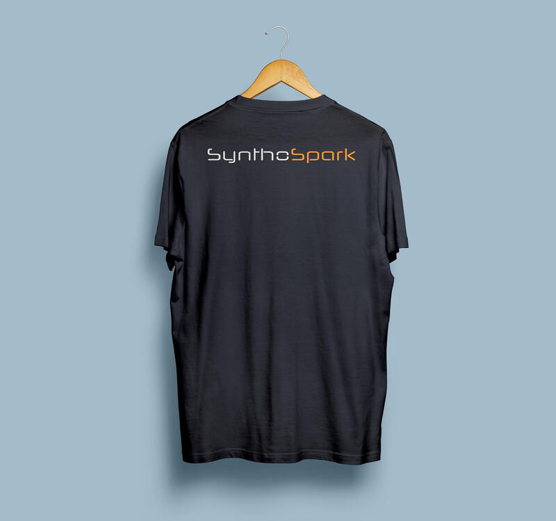 "SynthoSpark", Merchandise T-shirt, back